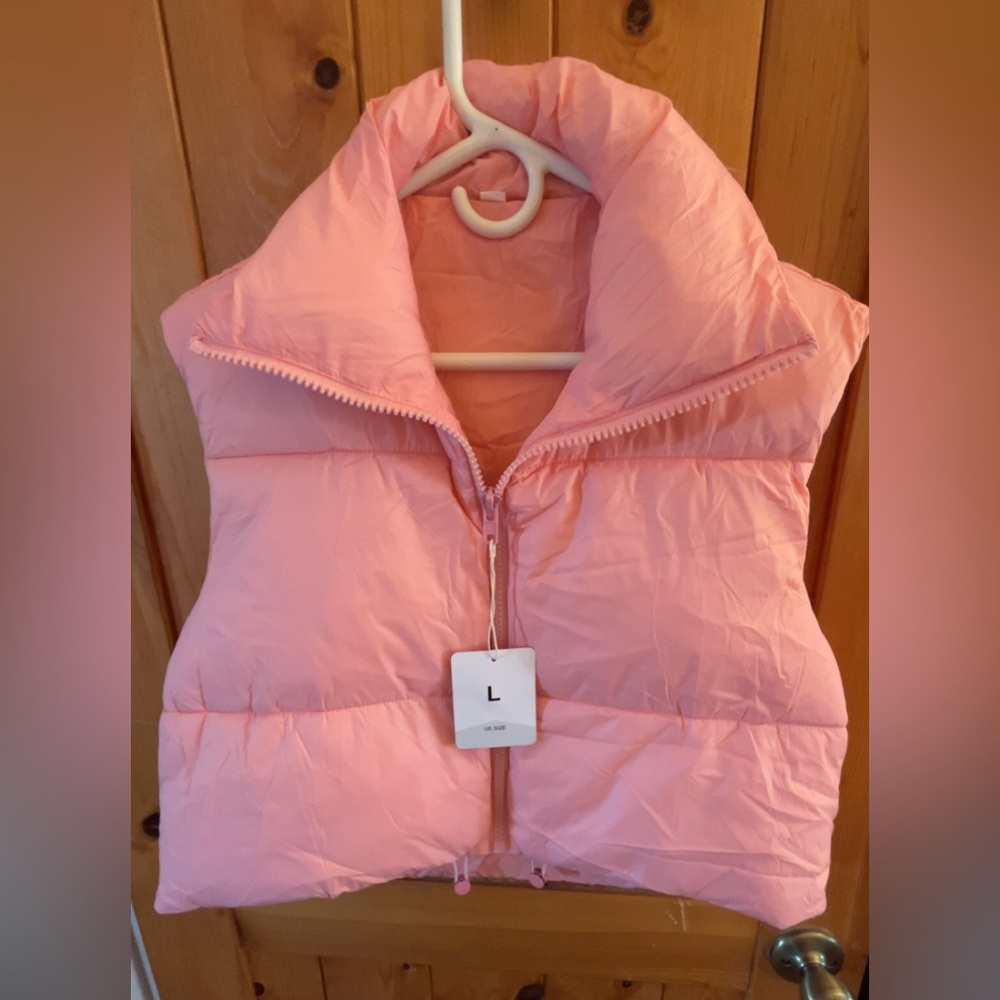 Pink Puffer Vest